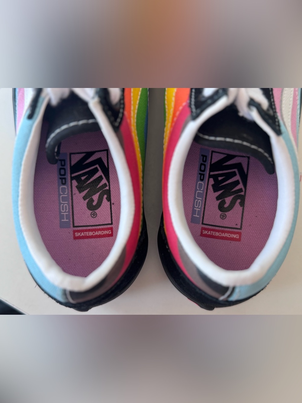 VANS Old Skool Skate Pride Multicolor Lace Up Sneaker Shoes Men’s Size 5 - Picture 9 of 10